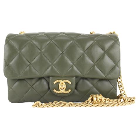 army green chanel bag|dark green chanel bag.